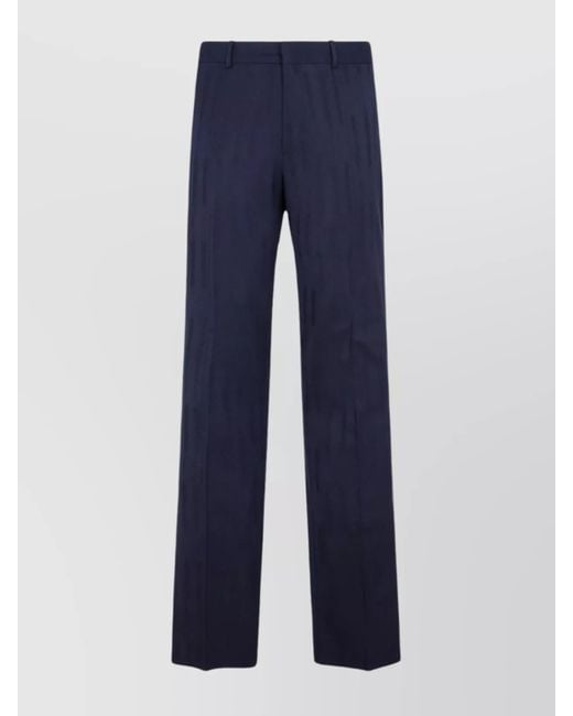 Off-White c/o Virgil Abloh Blue Slim-Fit Tailored Trousers for men