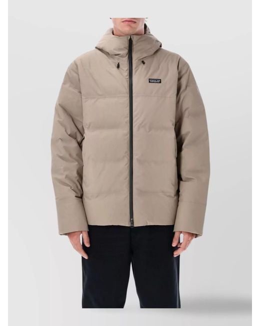 Patagonia Natural Down Hooded Puffer Jacket for men