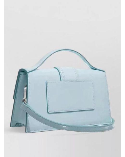 Jacquemus Blue Le Grand Bambino Leather Bucket Bag