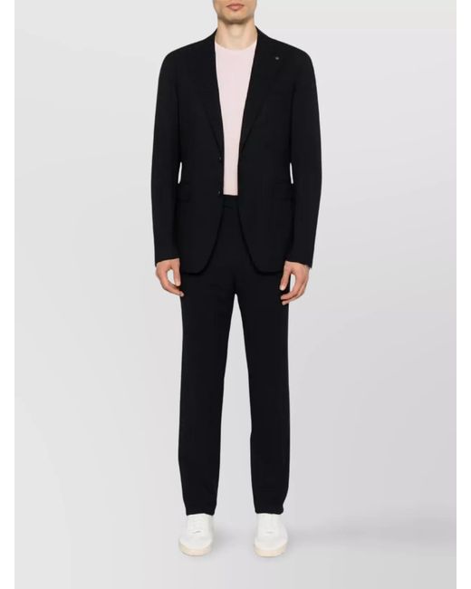 Tagliatore Blue Single Breasted Suit for men