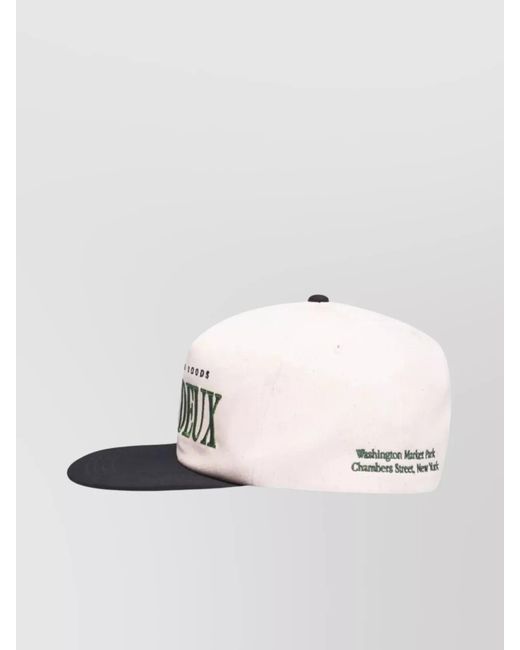 Les Deux Natural Curved Peak Sports Cap With Eyelet Vents for men