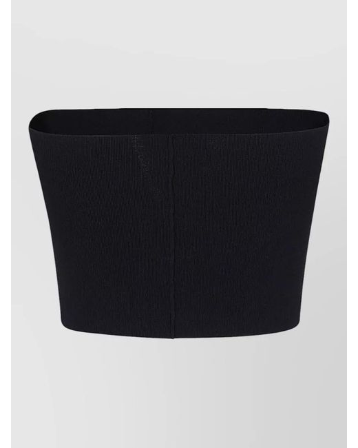 Liviana Conti Black Seamless Bandeau Top Strapless Design
