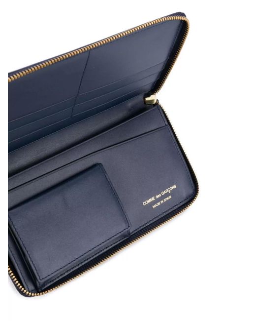 Comme des Garçons Blue Leather Purse