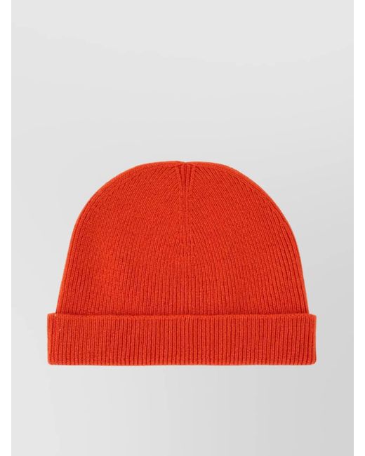 Jil Sander Red Beanie for men