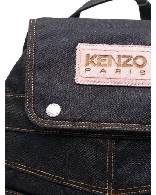 KENZO Black Backpack for men
