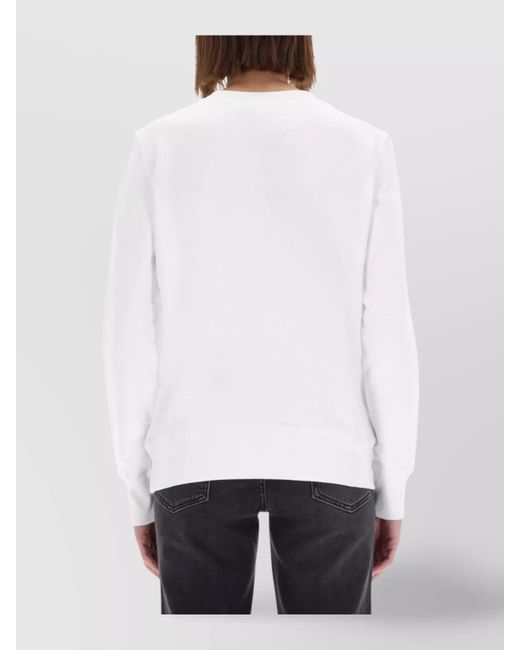 Versace Jeans Couture White Logo Sweatshirt