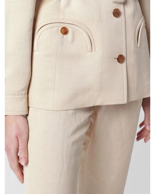 Blazé Milano Natural Single-Breasted Coat