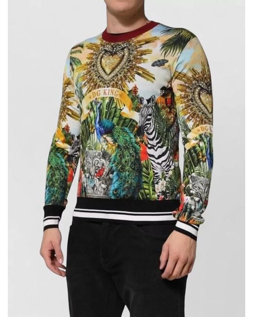 Dolce & Gabbana Black Silk Pullover T-Shirt for men