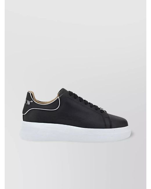 Philipp Plein Multicolor Calf Leather Low-Top Sneakers for men
