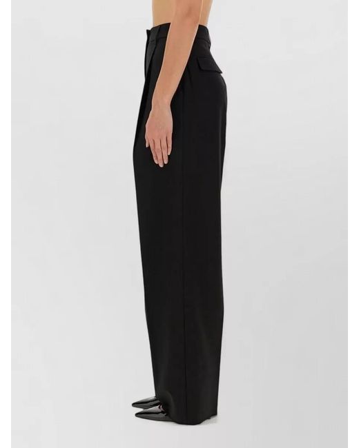 Thelatest Black High Waist Wide Leg Tailored Pants