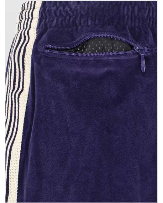 Needles Blue Boot-Cut Track Pants for men