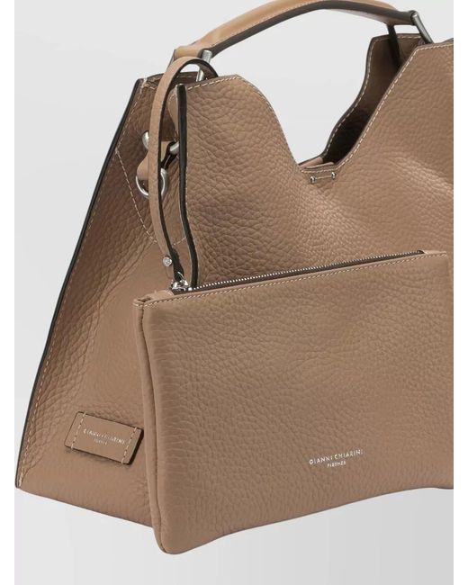 Gianni Chiarini Natural Leather Shoulder Bag