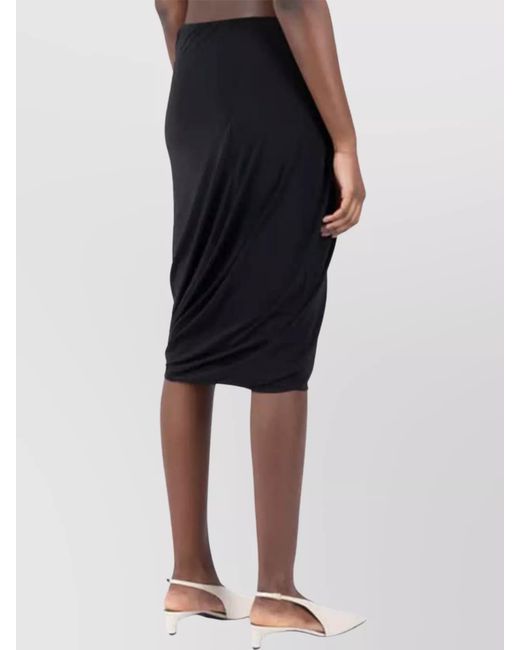 Jil Sander Multicolor Cotton Asymmetric Skirt