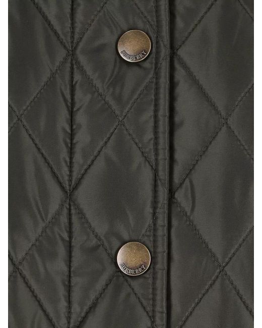 Burberry Gray Fitted Jacket