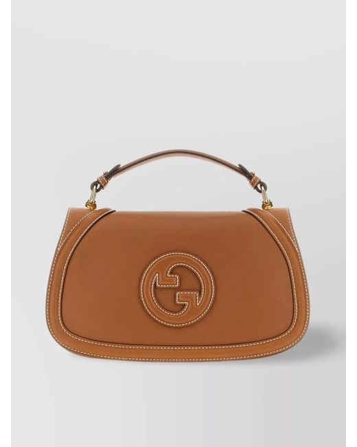 Gucci Brown Blondie Medium Leather Shoulder Bag
