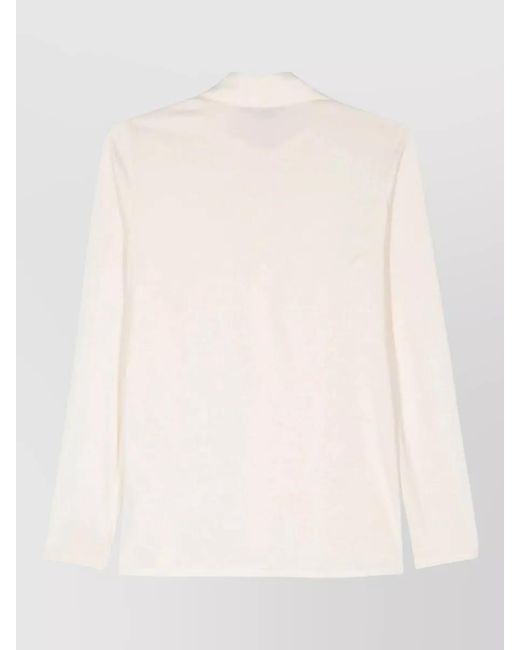 SEVENTY VENEZIA Natural Long Sleeve Straight Shirt Tailored Collar