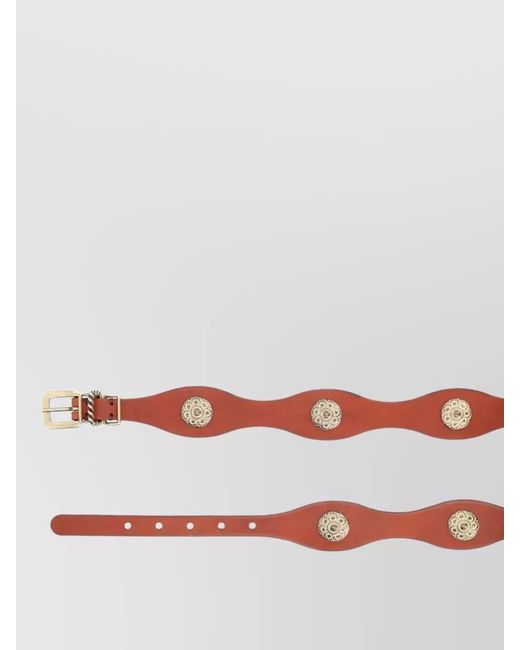 Etro Brown Leather Belt