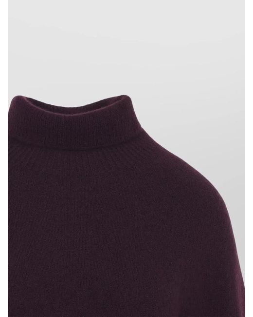 Giorgio Armani Blue Turtleneck Sweater Long Sleeves Regular Fit