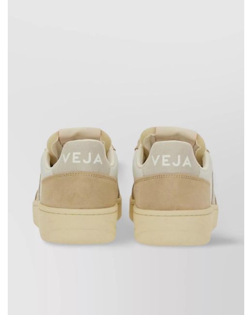 Veja Natural Leather Low-Top Sneakers