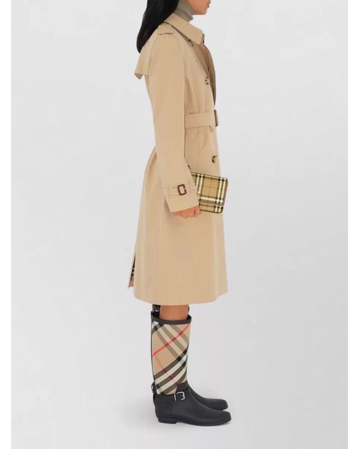 Burberry Natural Hampshire Mini Check Crossbody Bag Satchel