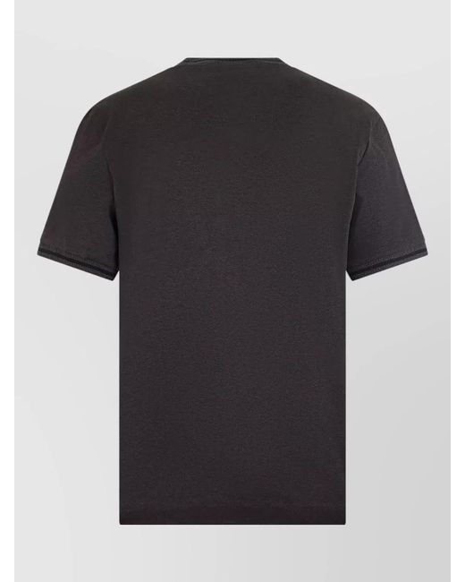Boss Black Cotton Logo-Embroidered Short-Sleeve T-Shirt for men