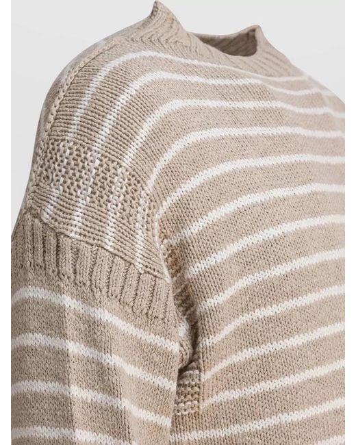 Alex Mill Gray Harbor Striped Crew Neck Knit Sweater for men