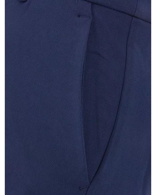 Michael Kors Blue Flared Tailored Trousers