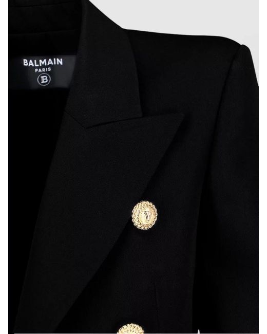 Balmain Black Blazer Doppiopetto