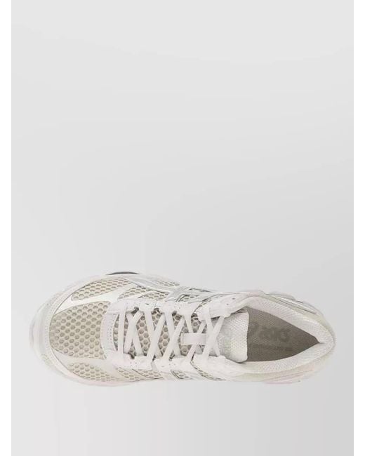 Asics White Gel Cumulus 16 Mesh Panels Sneakers