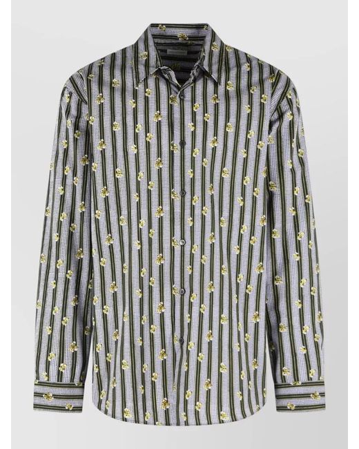 Dries Van Noten Black Cotton Shirt for men