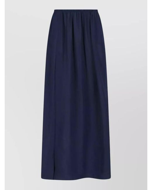 Frankie Shop Blue Knee Length Midi Pants Elastic Waistband
