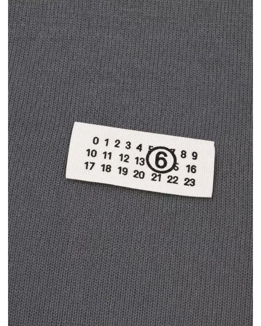 MM6 by Maison Margiela Gray Wool Blend Sweater