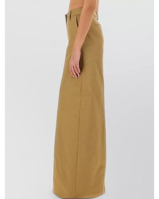 Thelatest Natural Regular-Fit Wide-Leg Trousers