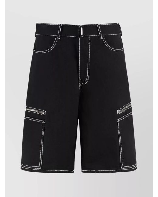 Givenchy Black Bermuda Shorts for men
