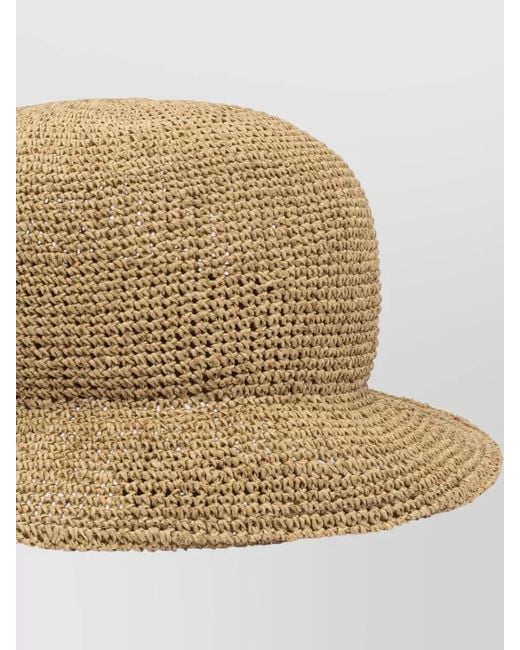Nonnative Natural Bucket Hat Paper Design Wide Brim for men