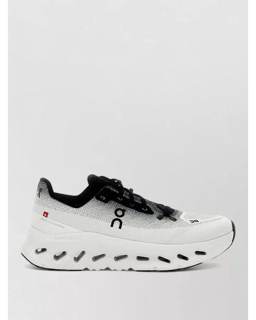 On Shoes Black Gradient Sole Sneakers Cloudtec Phase Fea