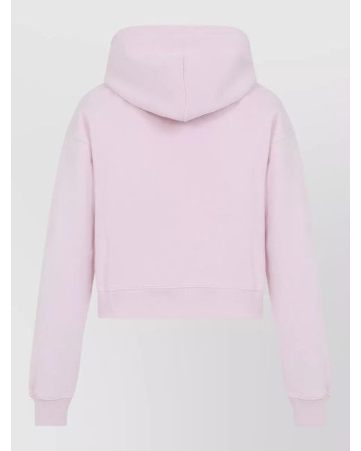 Jacquemus Pink Cotton Long-Sleeve Hoodie