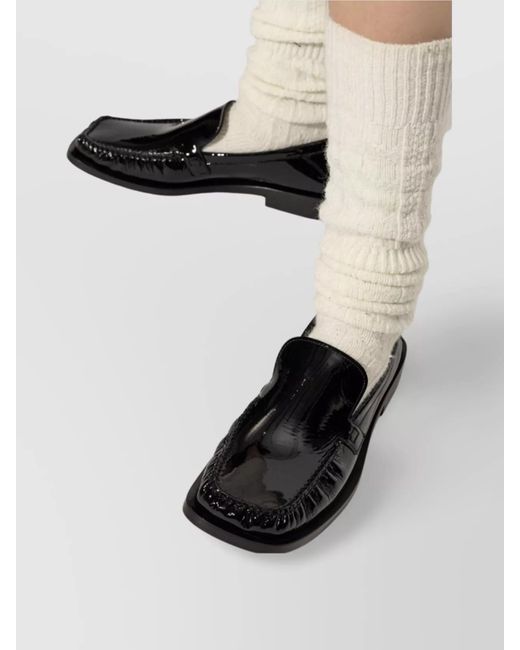 The Attico Multicolor Patent Leather Loafers