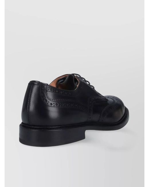 Tricker's Black Leather Brogues for men