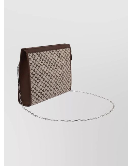 Max Mara White Clutch Bag