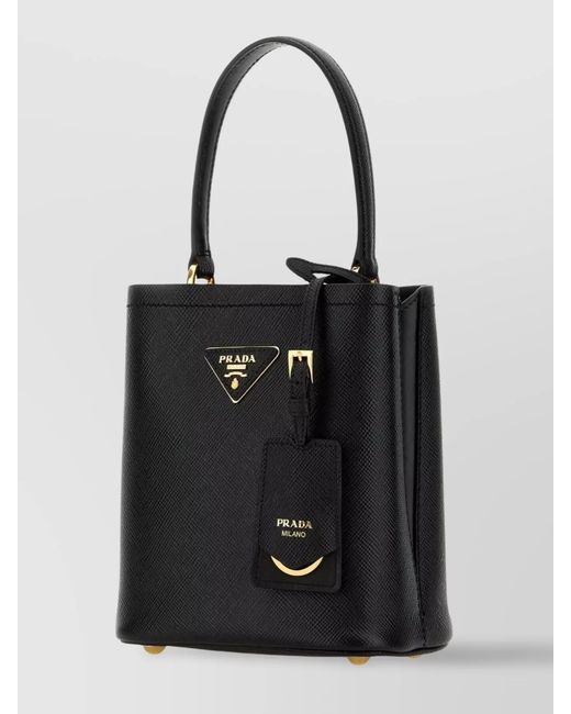 Prada Black Small Leather Shoulder Bag
