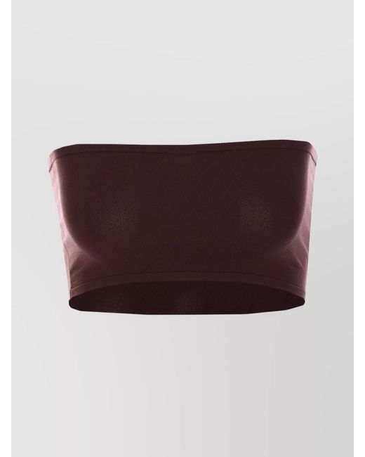 Alaïa Purple Bandeau Top And Coulotte Set