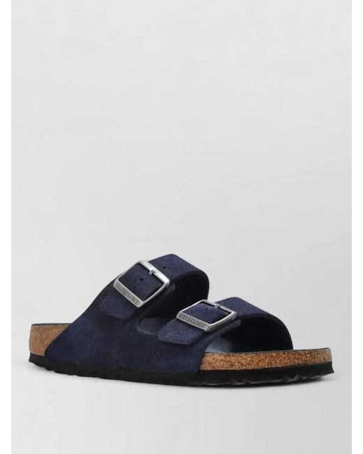 Birkenstock Blue Flat Sole Open Toe Arizona Sandals