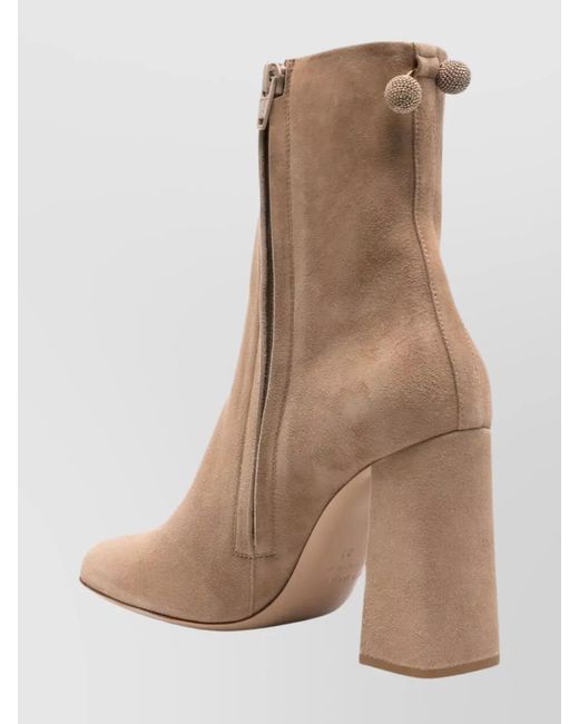 Fabiana Filippi Natural Leather Ankle Boots