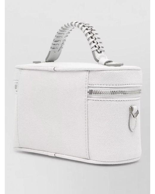 Stella McCartney White Falabella Vanity Mini Shoulder Bag