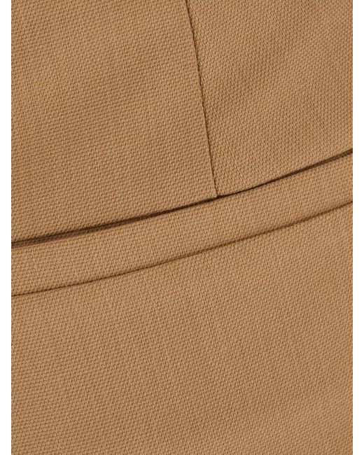 Michael Kors Natural Wide-Leg Trousers