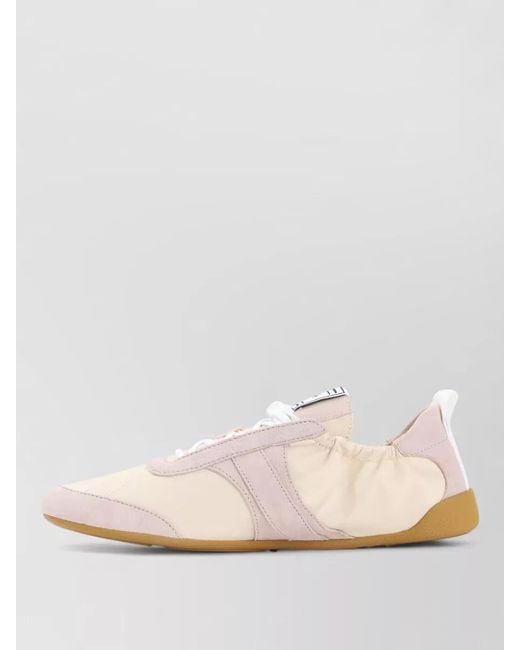 Chloé Natural Leather Low-Top Sneakers