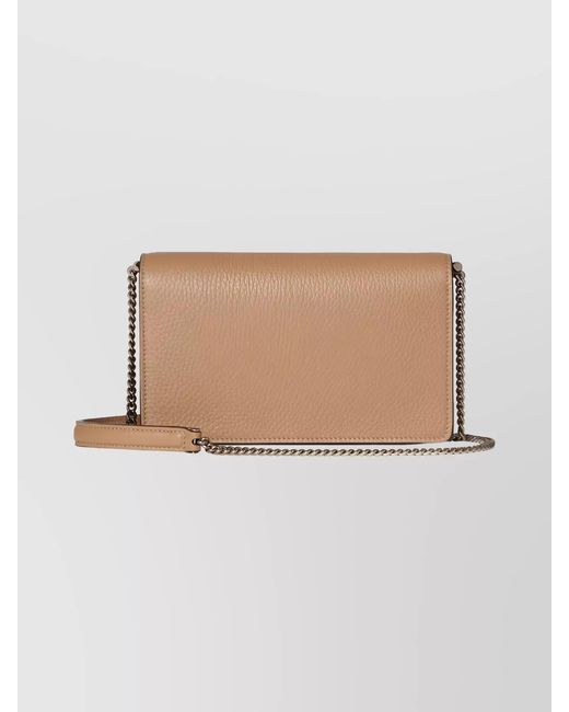 Gucci Natural Calf Leather Purse
