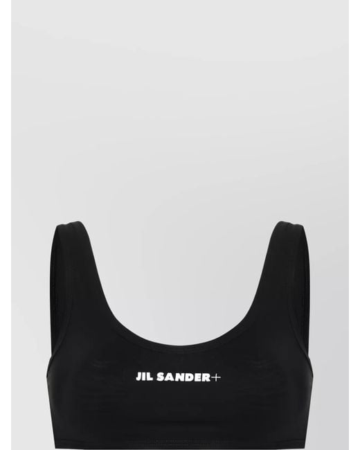 Jil Sander Black Bikini Top