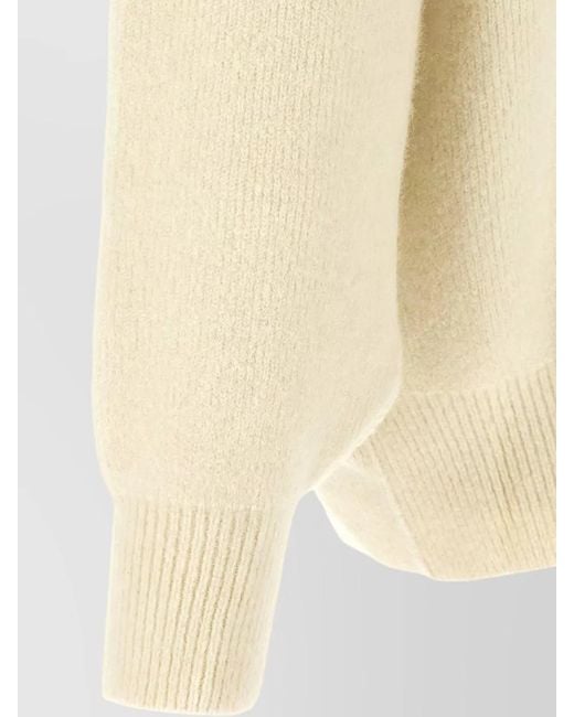 Rick Owens Natural Hun Hooded Sweatshirt Relaxed Fit for men